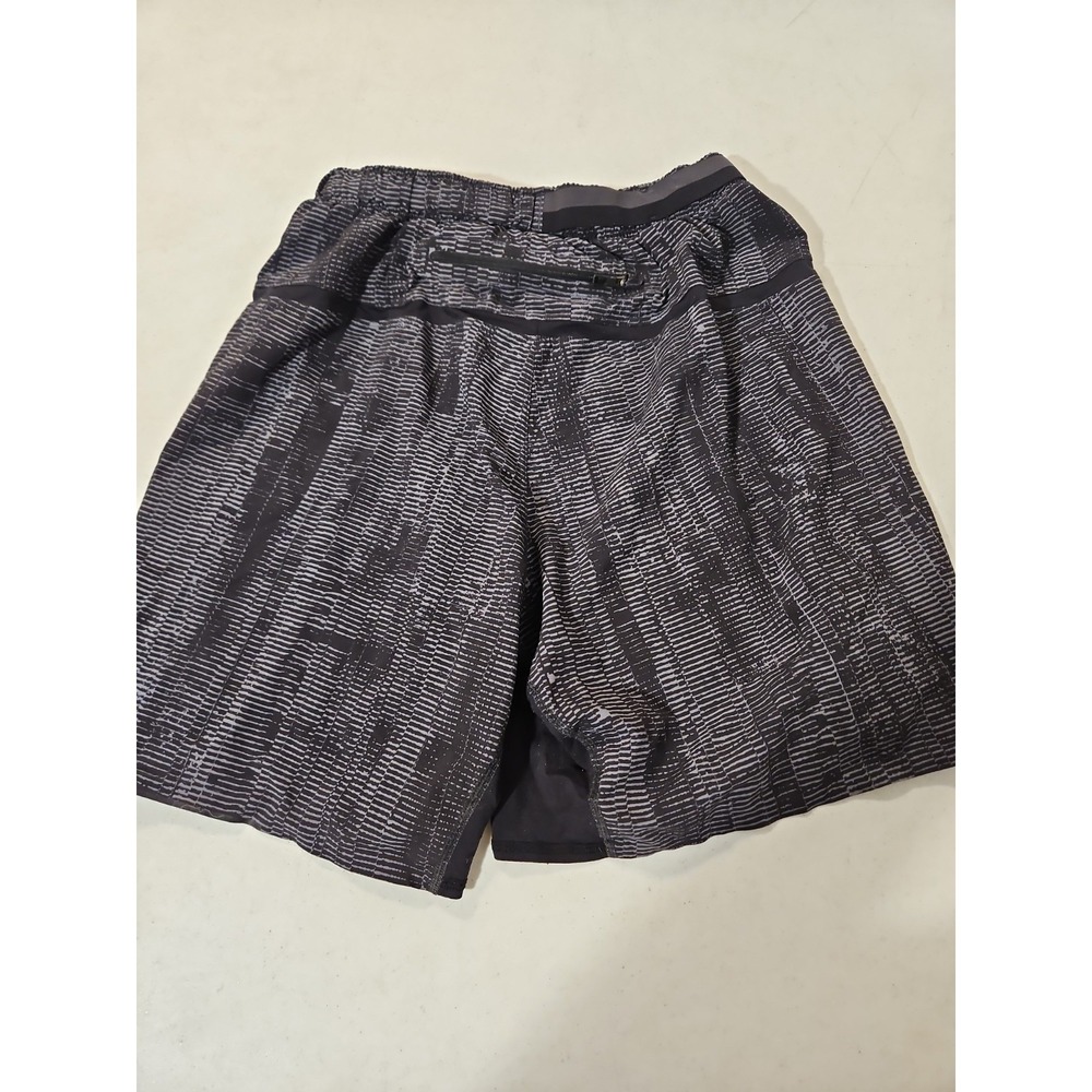Lululemon Surge Shorts Mens Small Linerless 6" Matchstick Grey/ Black (L104